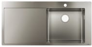 Мойка из нержавеющей стали Hansgrohe S71 43306800 (1045х510) врезная,отв.под смес., сталь