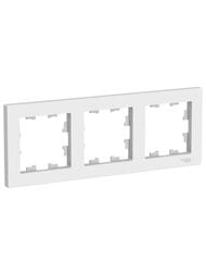 Рамка Systeme Electric ATLASDESIGN 3 поста универсальная лотос ATN001303