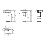 �������� Ideal Standard i life B 50 �� (500�440�180) � ���������� ��� ��������� T460901
