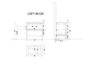 Консоль Armadi Art Loft (Лофт) (800x850x450) 893-080 черный
