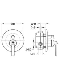 ��������� CEZARES LIBERTY-F-VDIM-01 ��� �����, ������������ � ��������������, ������������
