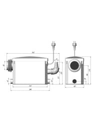 ��������������� �������� ��������� UNIPUMP SANIVORT 405�,� �����, ���.����,400 ��,8 �,145�/��� 62916