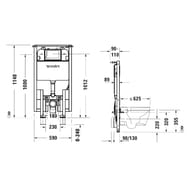 ����������� ��� ���������� ������� Duravit DuraSystem WD1024000060