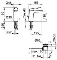��������� ��� �������� Keuco Moll 110 ��, �������������, ������ ������, ���� 52702 010000
