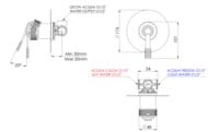 Смеситель для душа Remer Atelier AL30LNO, черный матовый