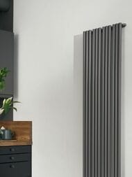 Радиатор стальной Empatiko Takt V S1 однотруб 352х1786х94 9 сек бок.подкл, 1657 Вт, Enigmatic Grey