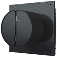Вентилятор DICITI SILENT D100 накладной, 87 м3/ч, 25 дБ, обр.клапан, Obsidian, SILENT 4C Obsidian