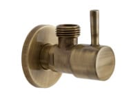 Запорный вентиль 1/2*1/2 Remer 128L1212VO, латунь состаренная