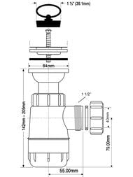 ����� ���������� McAlpine (1 1/4"�40��) ������, ������ MRW2-40
