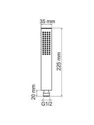 Смеситель для ванны/душа WasserKRAFT Weida A3151.268.270.271.087.103 встраиваемый, с лейкой, хром — миниатюра 12