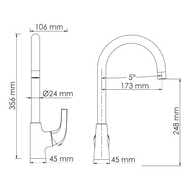 ��������� ��� ����� WasserKRAFT Sauer 7107 �������������, ������� �����, ��������� ������