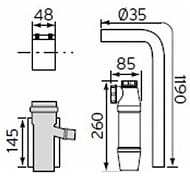 Комплект для отвода конденсата VAILLANT   303805