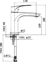 ��������� ��� �������� Paffoni Lime LM071CR �������������, ��� �/�, ����