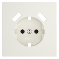 Накладка для розетки с/з и защитными шторками, с USB A+A Voltum S70 VLS000913, хлопок
