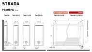 Конвектор настенный JAGA Strada тип 10 (500х1800х115) 3087 Вт, дорож.белый, STRW0.05018010.133/SP