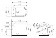 ������ ��������� BelBagno Ancona 545�365�380 ������������, � ��������, ����� BB1224CHR-SM+BB2011SC