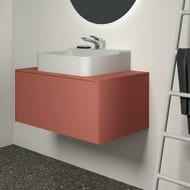 Тумба под раковину Ideal Standard CONCA (800x505x370) 1 ящик, закат, столешница с вырезом T3929Y3