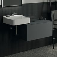 Тумба под раковину Ideal Standard CONCA (800x505x370) 1 ящик, антрацит, со столешницей T4312Y2