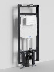 Инсталляция для унитаза WasserKRAFT Dinkel с клавишей смыва, белый 58tlt.010.me.wh03