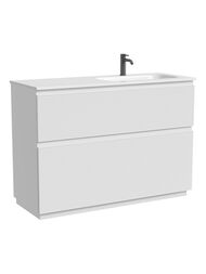 Тумба под раковину Sancos Folk Floor FL120FRW 1190х445х850 напольная, правая, 2 ящика, цвет: Bianco