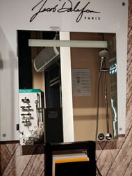 Уценка!Зеркало Jacob Delafon PARALLEL EB1411 600х30х650 антипар, подсветка, инфракрасный выключатель