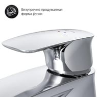 Смеситель AM.PM Spirit 2.1 на раковину однорычажный с донным клапаном, хром F71A82100