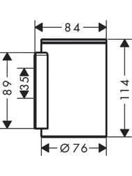 Axor Universal Circular ��������� ��� ������ �����, ��������� 42804670 ������� ������