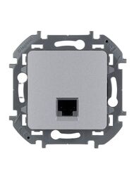 Розетка LEGRAND INSPIRIA компьютерная RJ 45 категория 5е UTP  алюминий 673827