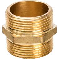 Ниппель STOUT 1.1/4"НН, латунь,  SFT-0003-114114