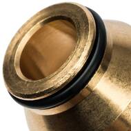 Евроконус STOUT 20*2,8х3/4" под обжим, латунь, для сшитого полиэтилена,  SFC-0020-002028
