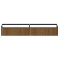 Тумба под раковину Ideal Standard CONCA (2385x505x360) 2 ящика, темный орех T4333Y5