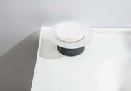 Мыльница Aquatek Лира AQ4426MB настольная, стекло матовое, латунь, цвет: черный матовый