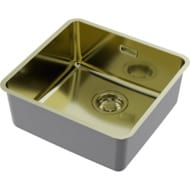 Мойка Omoikiri OMI 43-U/I-LG (430х415х179) универсальный монтаж, нерж.сталь, светлое золото 4997412