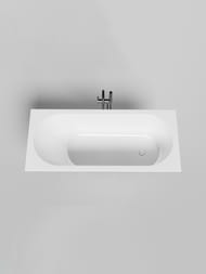Ванна встраив. Salini Ornella Kit (1600х700х600) иск.камень, S-Sense, матовый 102416MF