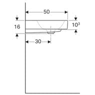 �������� Geberit Citterio (900�500�160) KeraTect ��������� ��� ���������, ��� �������� 500.547.01.1