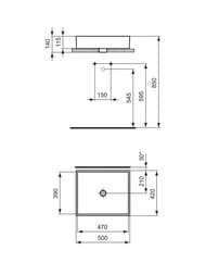 ���������� Ideal Standard Lux STRADA 500�420�115 ��� ��������� ��� ��������� K077601