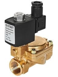 Клапан соленоидный STOUT 3/4", 24В, непрямого действия, нормально открытый SSV-0040-024020