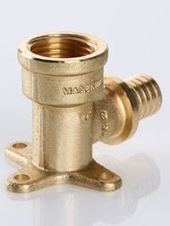 Водорозетка VALTEC аксиальная, 20х1/2"В, латунь, VTm.454.BG.002004