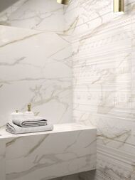 Керамогранитная плитка ITALON Charme Evo Calacatta (300х600) патинированная, 610015000236 (кв.м.)