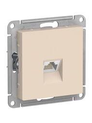 Розетка Systeme Electric ATLASDESIGN компьютерная RJ45 механизм бежевый ATN000283