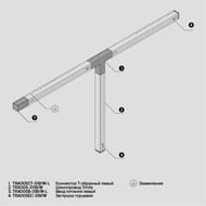 ���������� 1� Maytoni Trinity (�������) TRX005-311W ���������/��������� �����, IP20