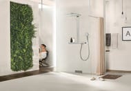 ������� ������� Hansgrohe Rainmaker Select E Showerpipe 460 � �����������, ����/����� 27106400