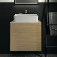Тумба под раковину Ideal Standard CONCA (600x505x540) 2 ящика, шпон светлый орех T4355Y6