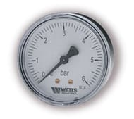 Уценка! Манометр Watts F+R100, 0-16 бар, 1/4", D63мм, задн.подкл. (аксиал.),  10008097