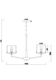 ������ Freya Karen (�����) FR5096PL-05CH, IP20,����