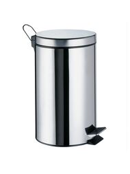 Ведро для мусора WasserKRAFT К-633 с педалью, 3л, хром