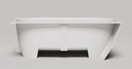 Ванна пристенная Salini Sofia Corner R 102524M 1700х850х590 угловая, правая S-stone белый мат