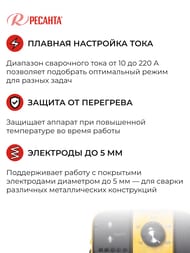 Сварочный аппарат инверторный IWM220 Eurolux — изображение 4