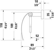 ��������� ��������� ������ DURAVIT Karree � �������, ����: ���� 0099551000