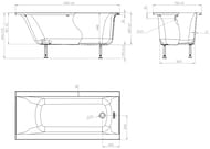 ����� ���������� Astra-Form ���-���� 01010007 (1500�700�655) ���. ������,����� � ���������,�����